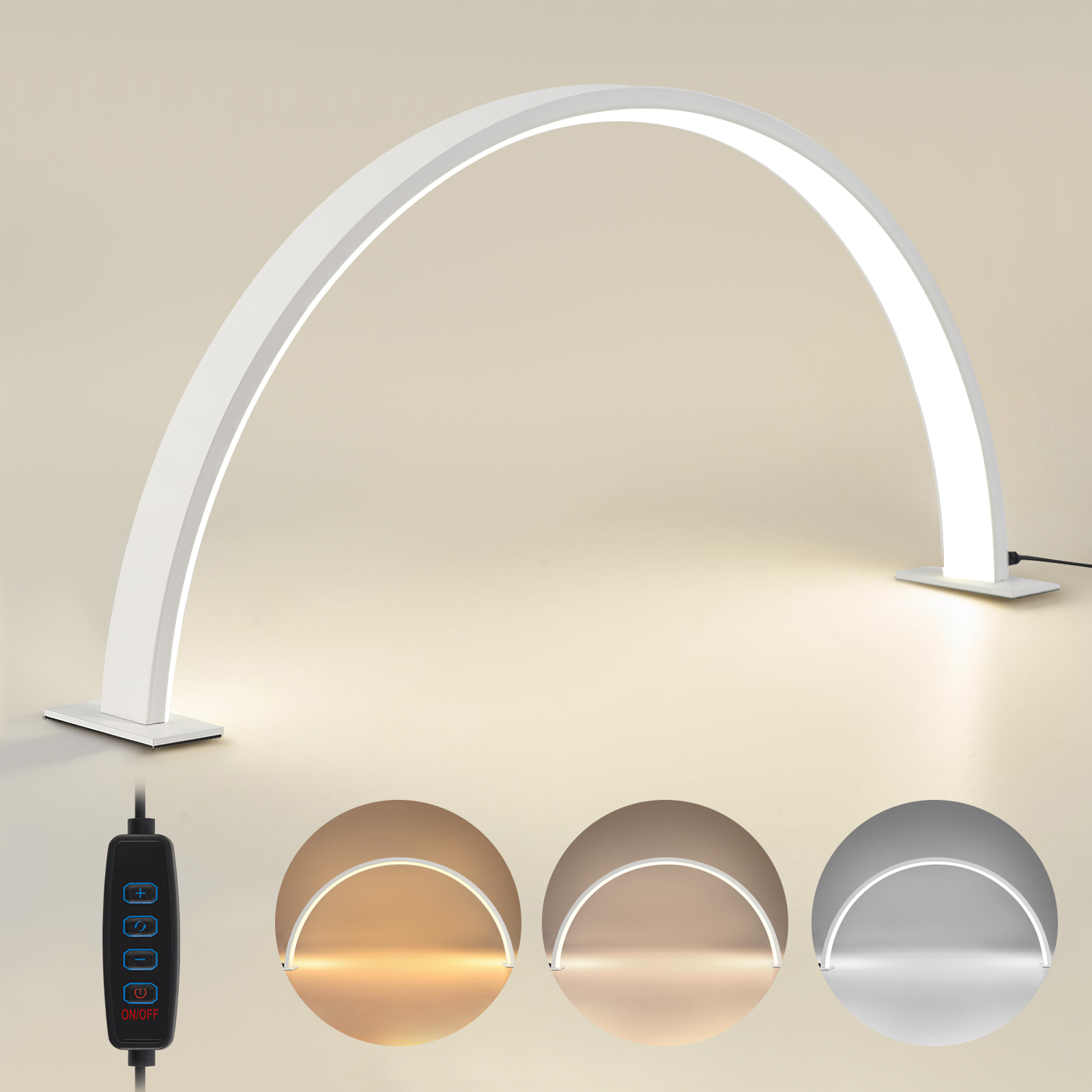 Desk Setup Light - Half moon U-shaped nail lamp home