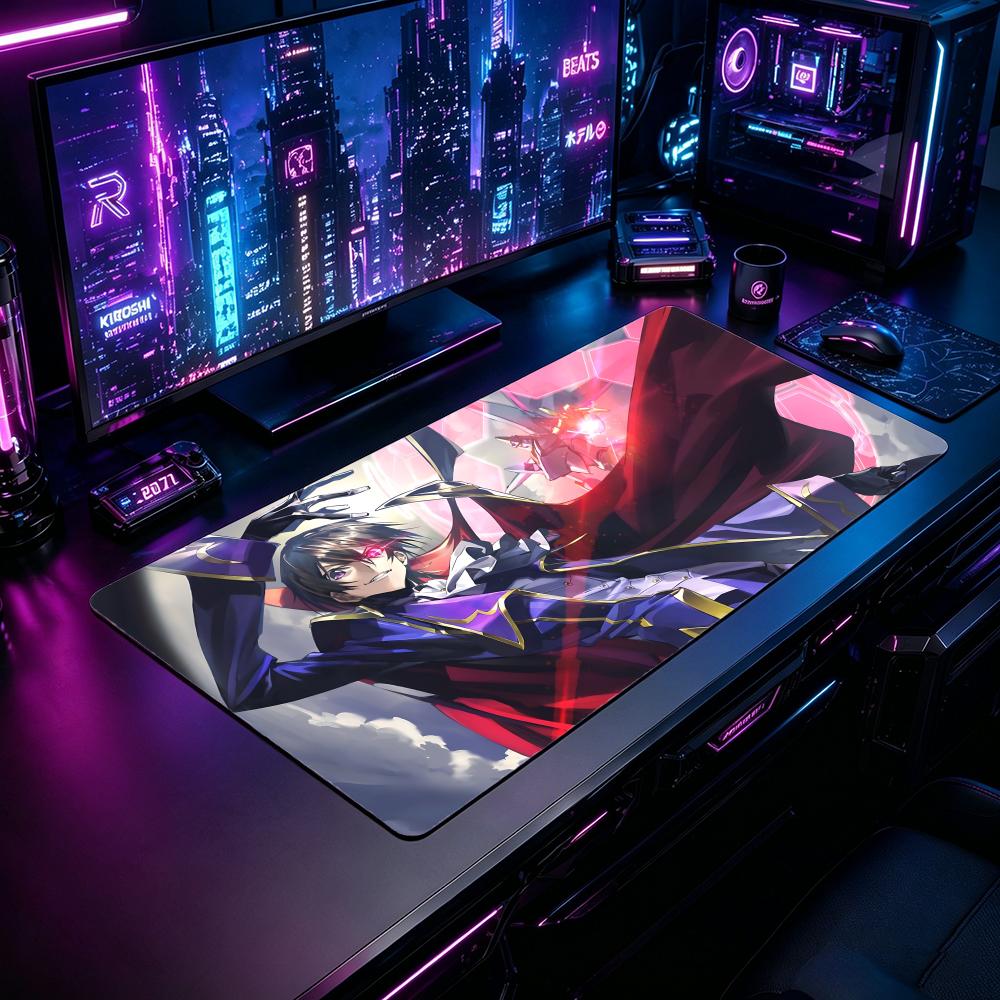 Gaming Mouse Pad CCode Geass M - Desk Setup With Laptop 리뷰 및 가격