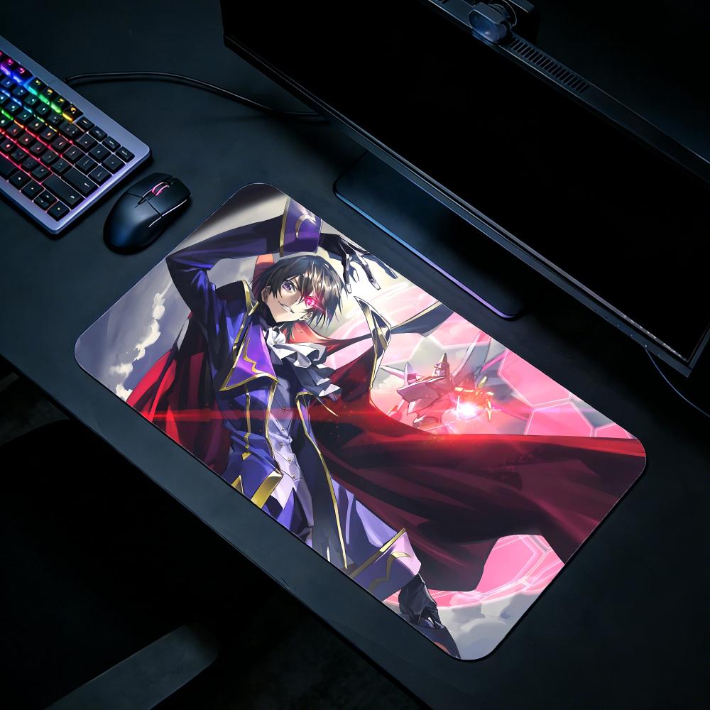 Gaming Mouse Pad CCode Geass M - Desk Setup With Laptop 리뷰 및 가격