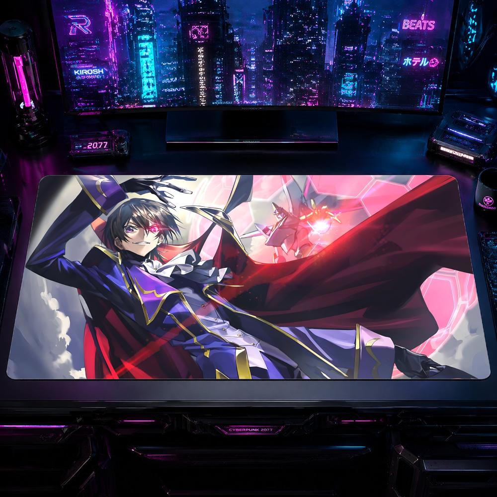 Gaming Mouse Pad CCode Geass M - Desk Setup With Laptop 리뷰 및 가격