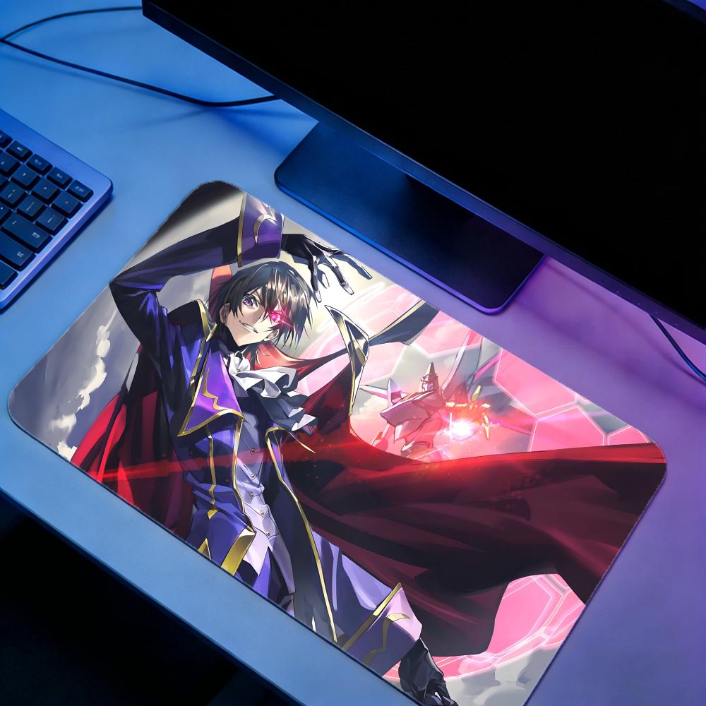 Gaming Mouse Pad CCode Geass M - Desk Setup With Laptop 리뷰 및 가격