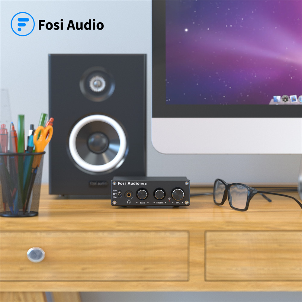 Fosi Audio Q4 Mini Stereo USB  - Desk Setup Speakers 리뷰 및 가격
