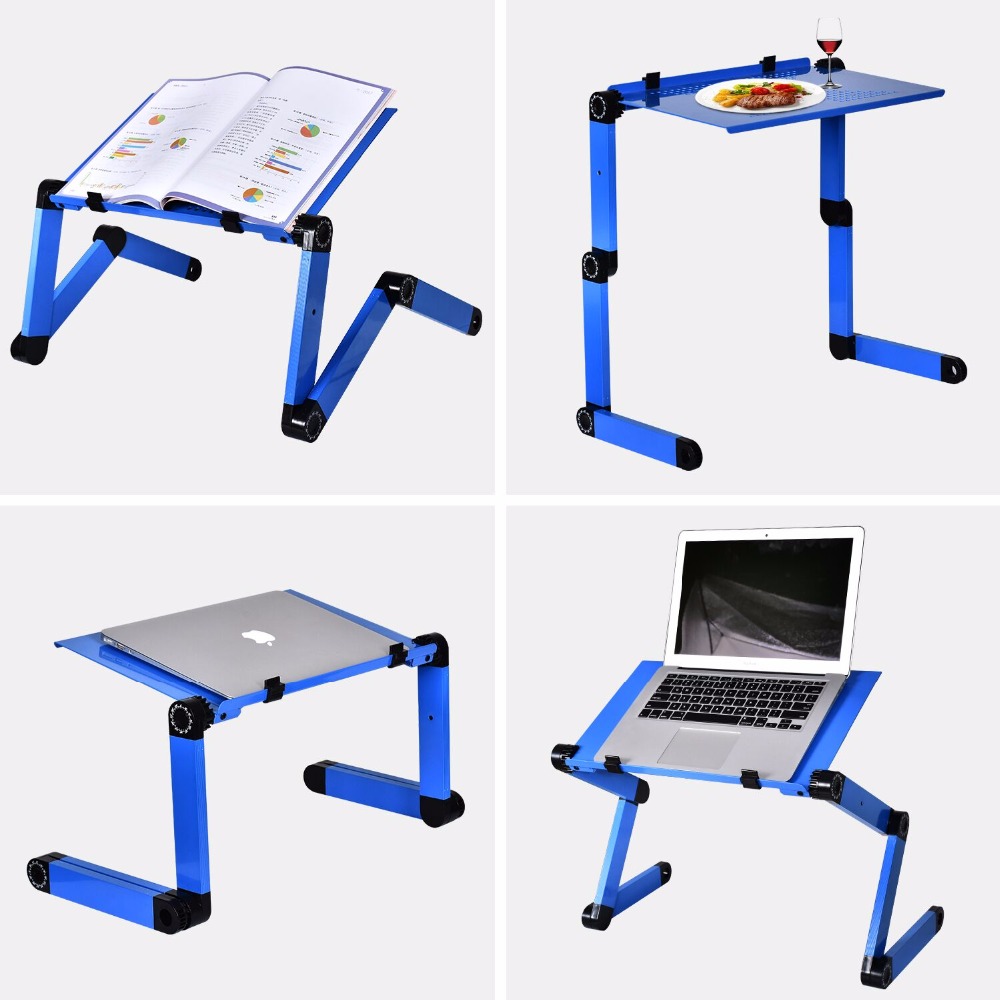 Aluminum Alloy Laptop Table Ad - Desk Setup Pc 리뷰 및 가격