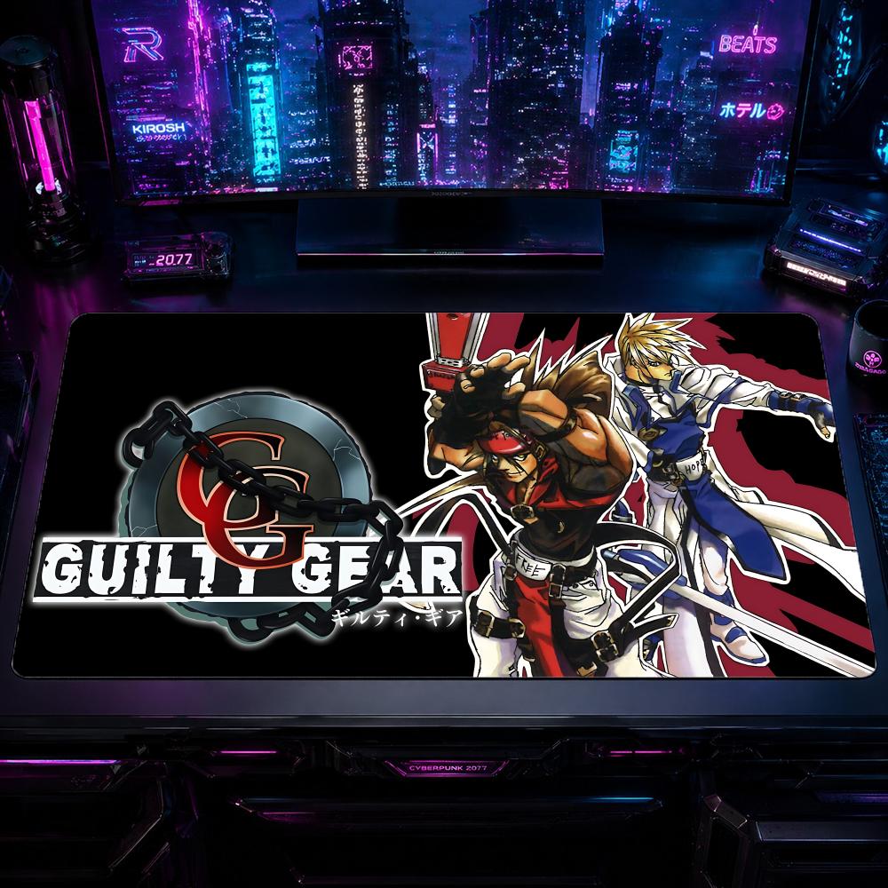 Gaming Mouse Pad GGuilty Gear  - Desk Setup With Laptop 리뷰 및 가격