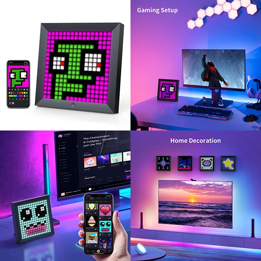 LED Light Pixel Display Panel  - Desk Setup Light 리뷰 및 가격