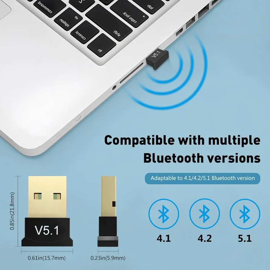 Bluetooth 5.1 Dongle Adapter W - Desk Setup Speakers 리뷰 및 가격