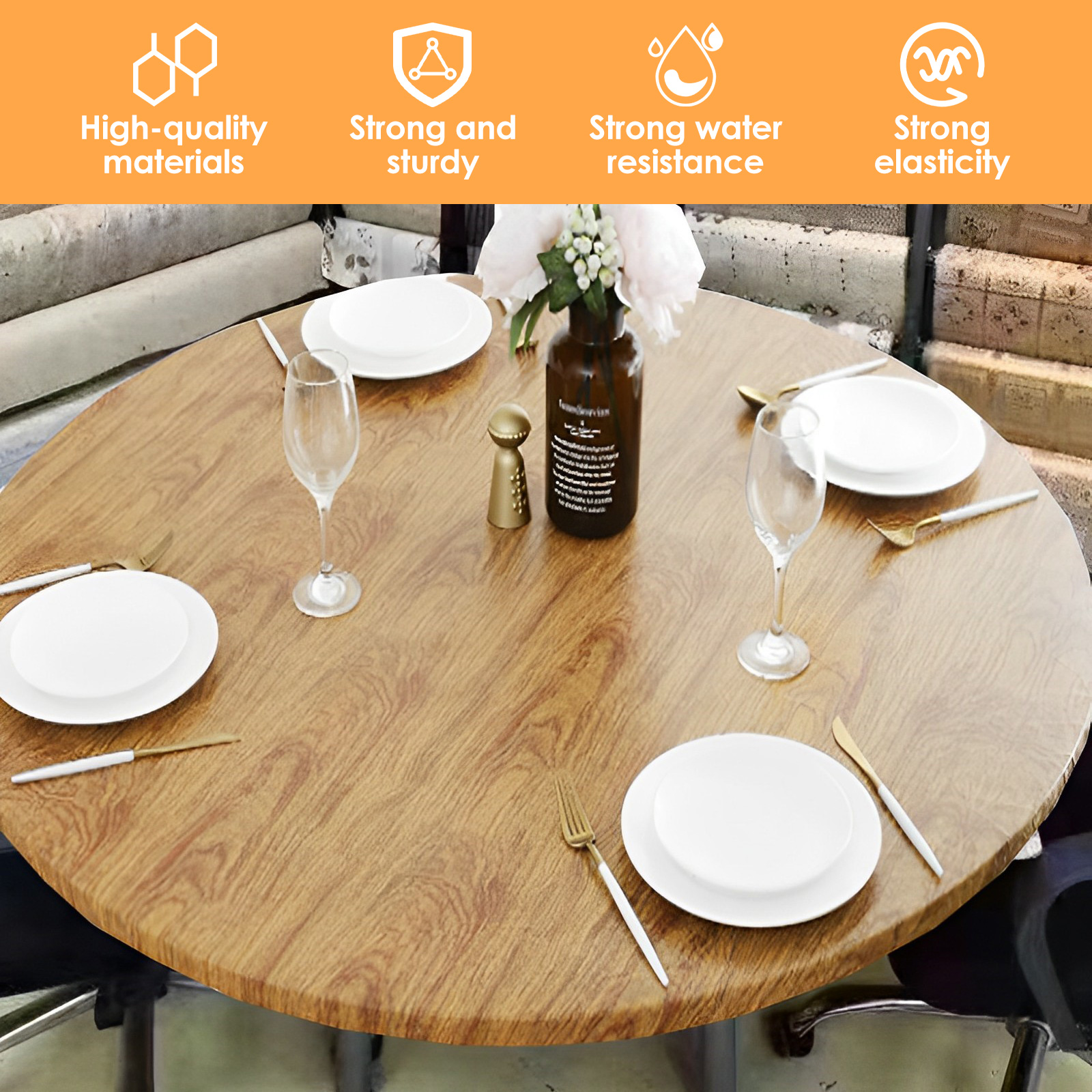 Round Table Cloth Waterproof o - Desk Setup Wallpaper 리뷰 및 가격
