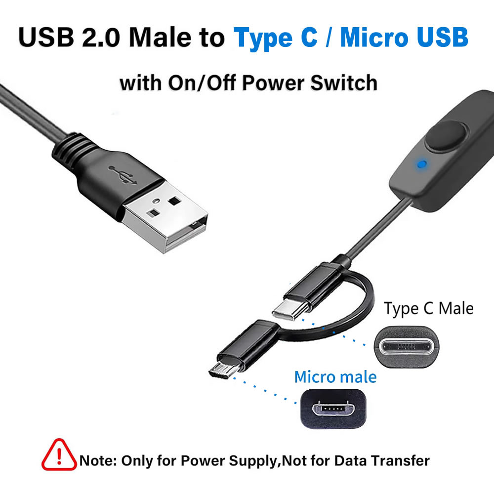 2 in 1 Type C / Micro USB Char - Desk Setup Led Strip 리뷰 및 가격
