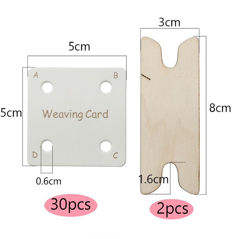 30 Pcs Weaving Cards Table DIY - Desk Setup Design 리뷰 및 가격