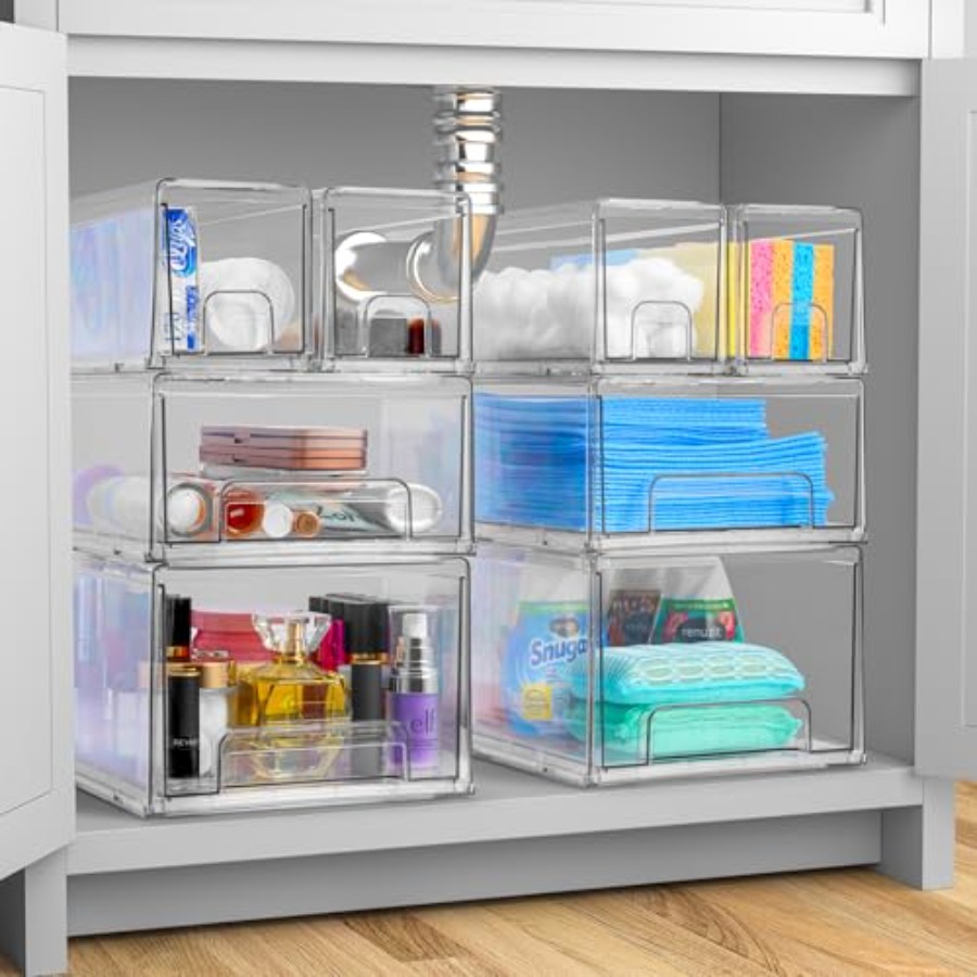 Clear Plastic Organizer Bins w - Drawer Organizer Bamboo 리뷰 및 가격