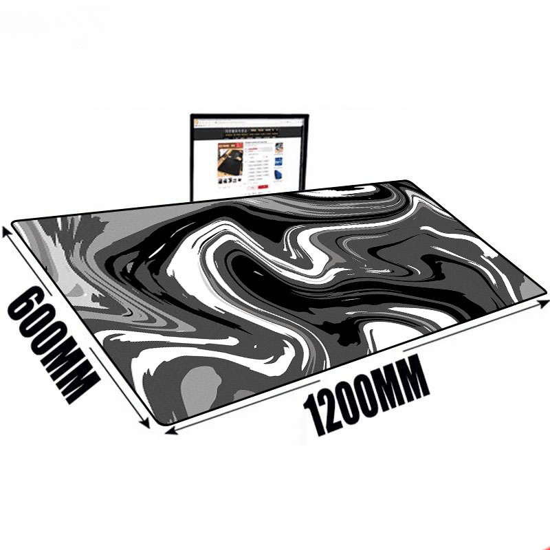 Large Mat Mouse Pad Fluid Art  - Desk Setup With Laptop 리뷰 및 가격