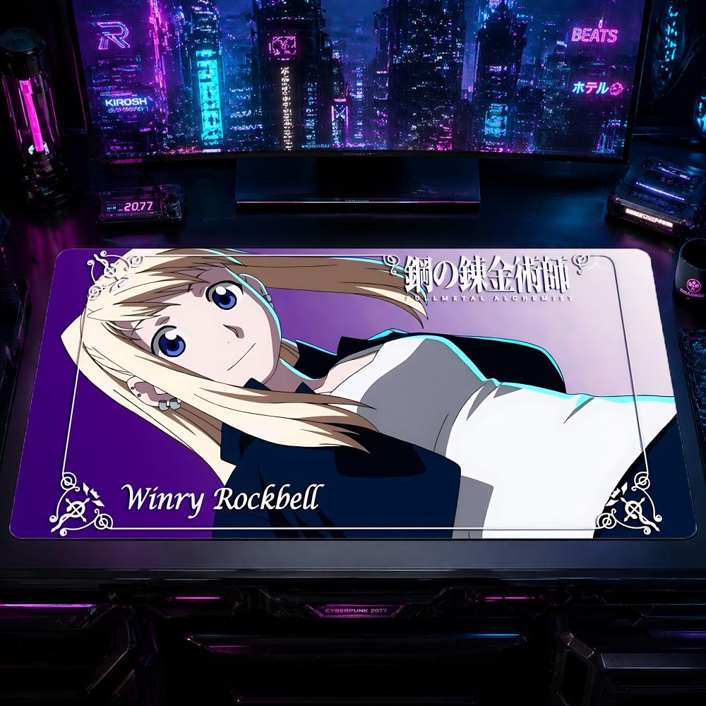 Gaming Mouse Pad FFullmetal Al - Desk Setup With Laptop 리뷰 및 가격