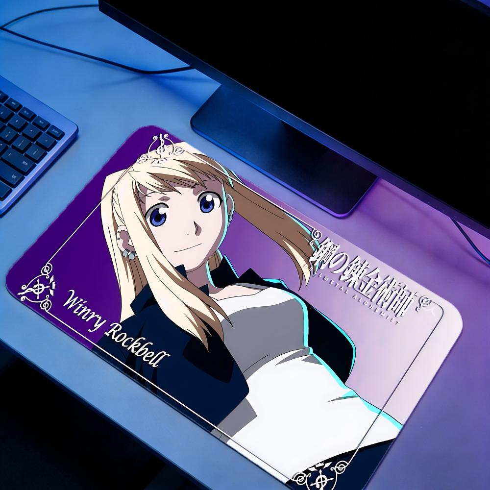 Gaming Mouse Pad FFullmetal Al - Desk Setup With Laptop 리뷰 및 가격