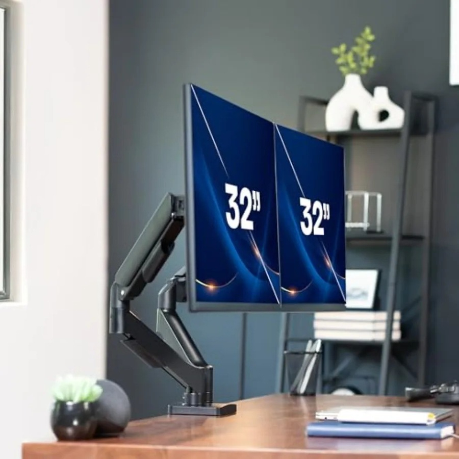 Dual Monitor Stand, Fully Adju - Desk Setup With Monitor Arm 리뷰 및 가격