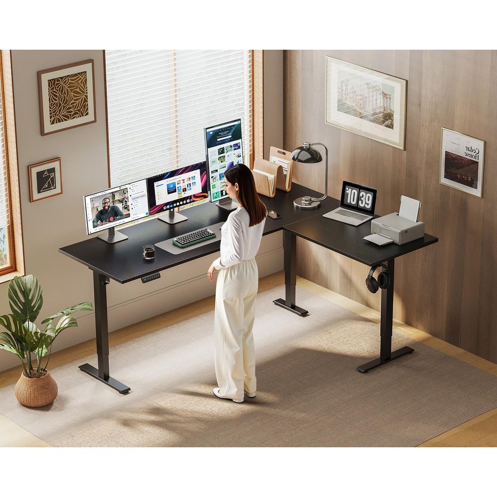 63 Inch Reversible L Shaped El - Desk Setup Pc 리뷰 및 가격