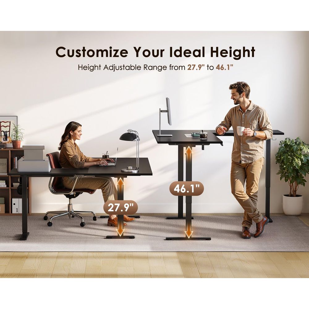 63 Inch Reversible L Shaped El - Desk Setup Pc 리뷰 및 가격