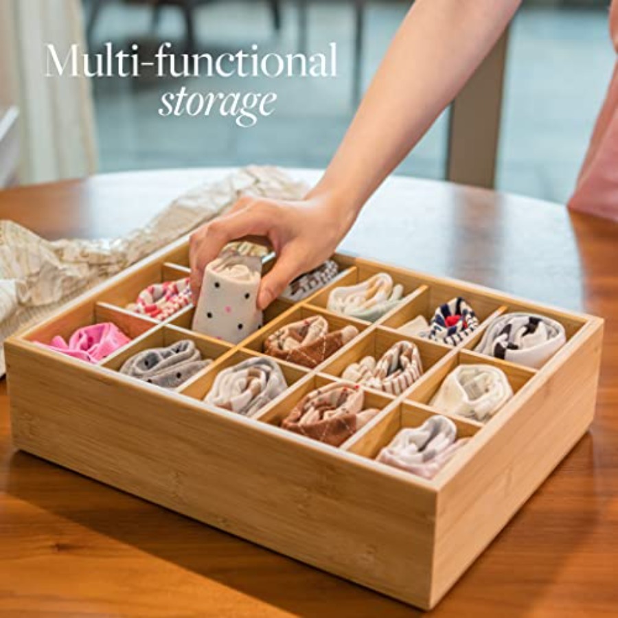 Bamboo Closet Drawer Divider - - Drawer Organizer Bamboo 리뷰 및 가격