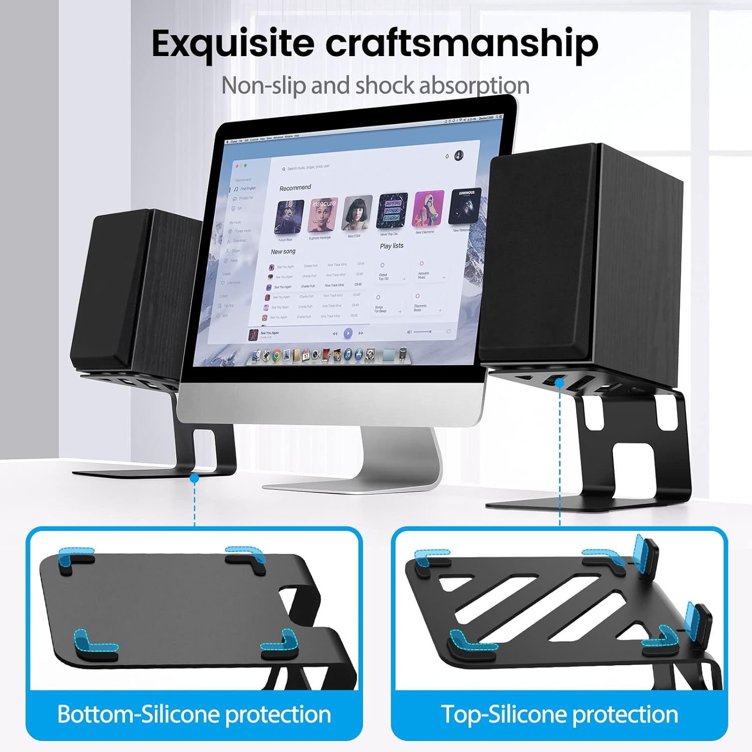 2pcs lot Desktop Speaker Stand - Desk Setup Speakers 리뷰 및 가격