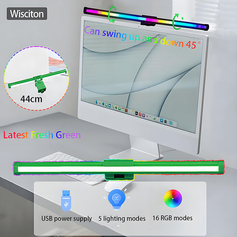 RGB Computer Monitor Light Bar - Desk Setup Light 리뷰 및 가격