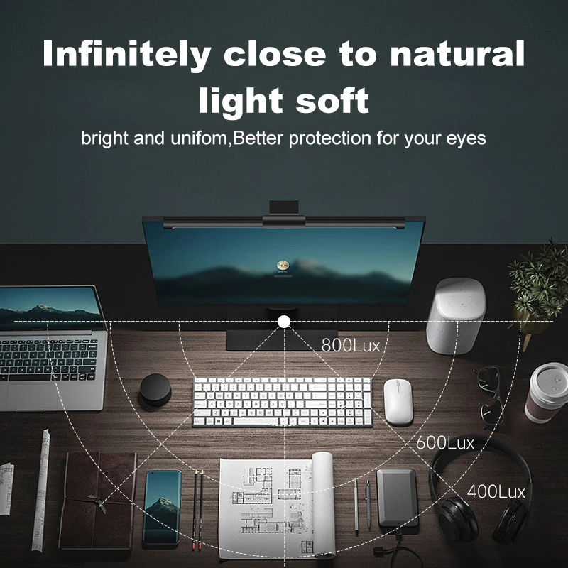 RGB Computer Monitor Light Bar - Desk Setup Light 리뷰 및 가격