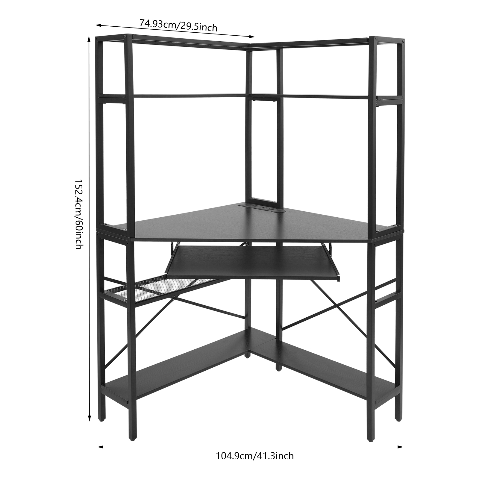 Triangular Corner Computer Des - Desk Setup Led Strip 리뷰 및 가격