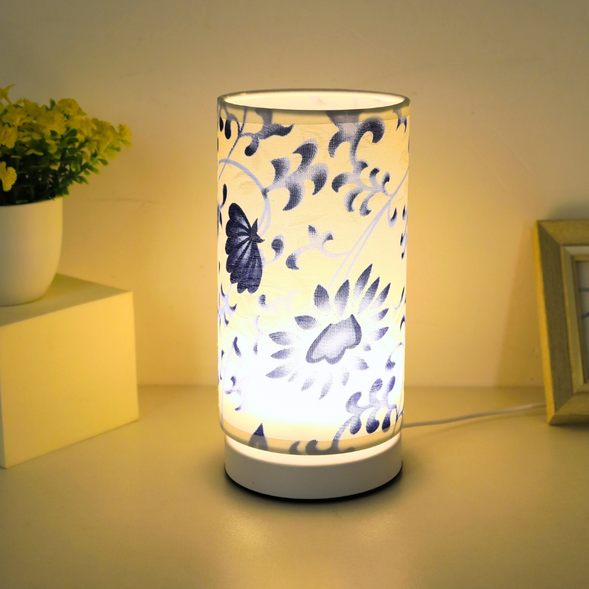 Warm fabric LED desk lamp, USB - Desk Setup Wallpaper 리뷰 및 가격