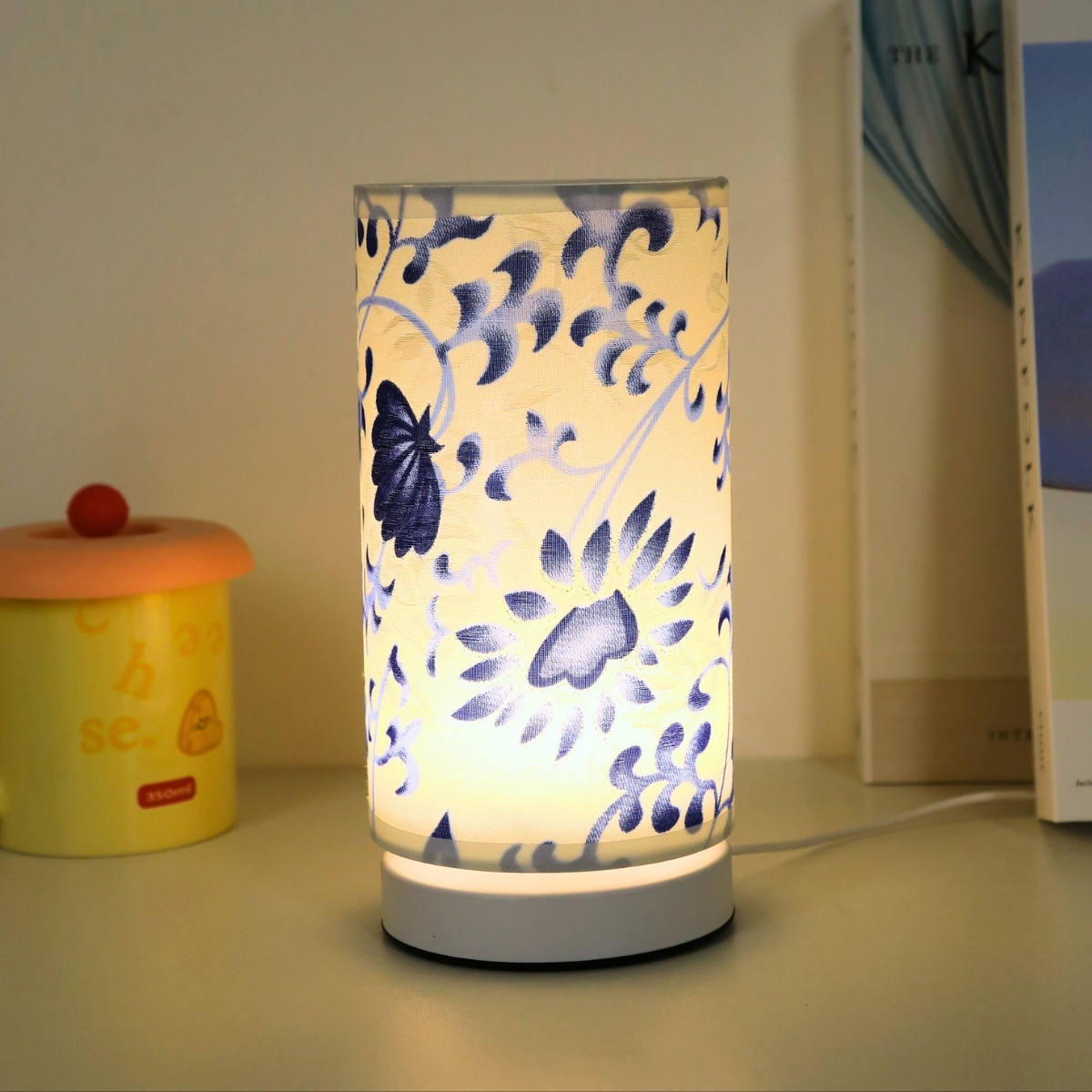 Warm fabric LED desk lamp, USB - Desk Setup Wallpaper 리뷰 및 가격