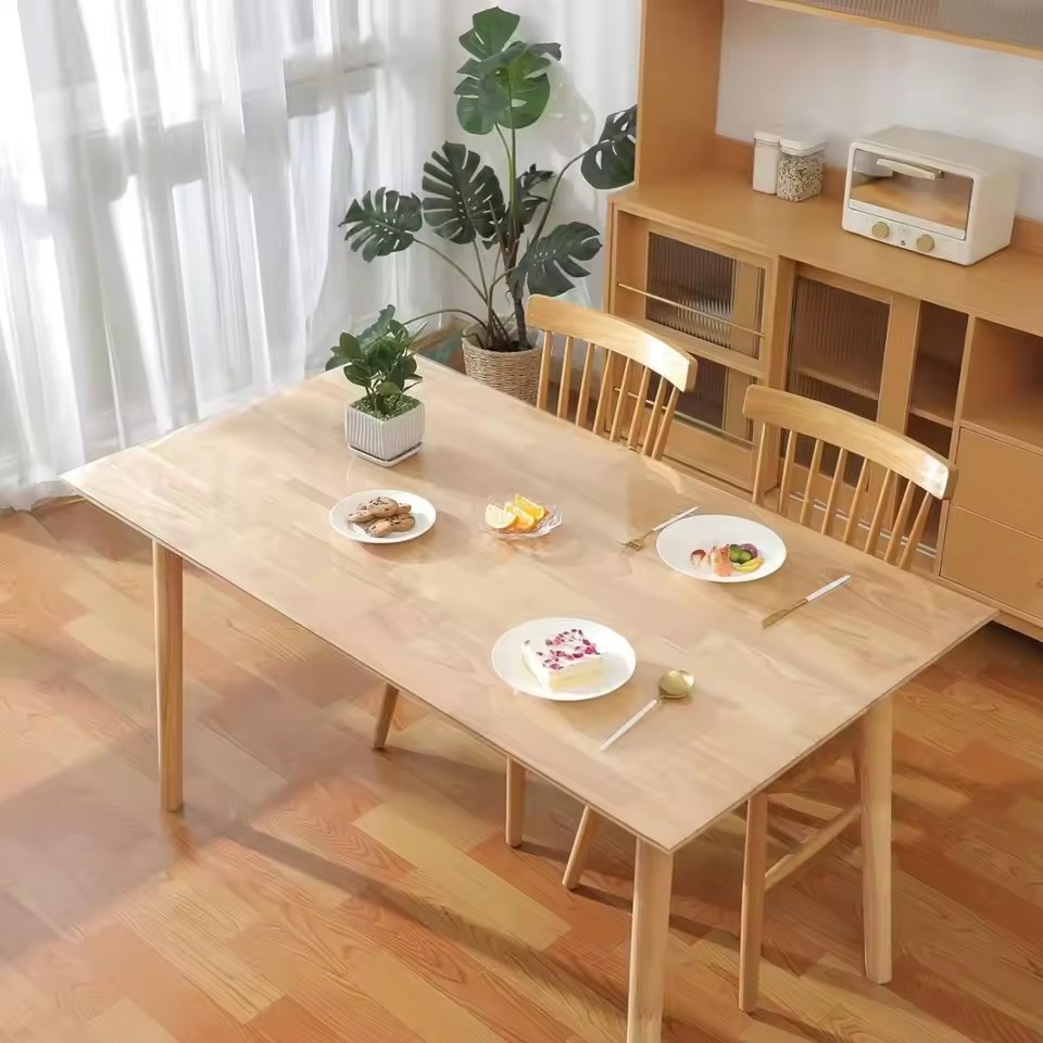 Soft Glass Tablecloth Transpar - Desk Setup Wallpaper 리뷰 및 가격
