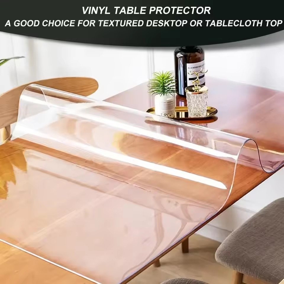 Soft Glass Tablecloth Transpar - Desk Setup Wallpaper 리뷰 및 가격
