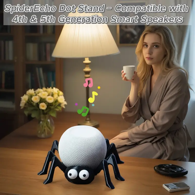 3D Printed Spider-Themed Stand - Desk Setup Speakers 리뷰 및 가격