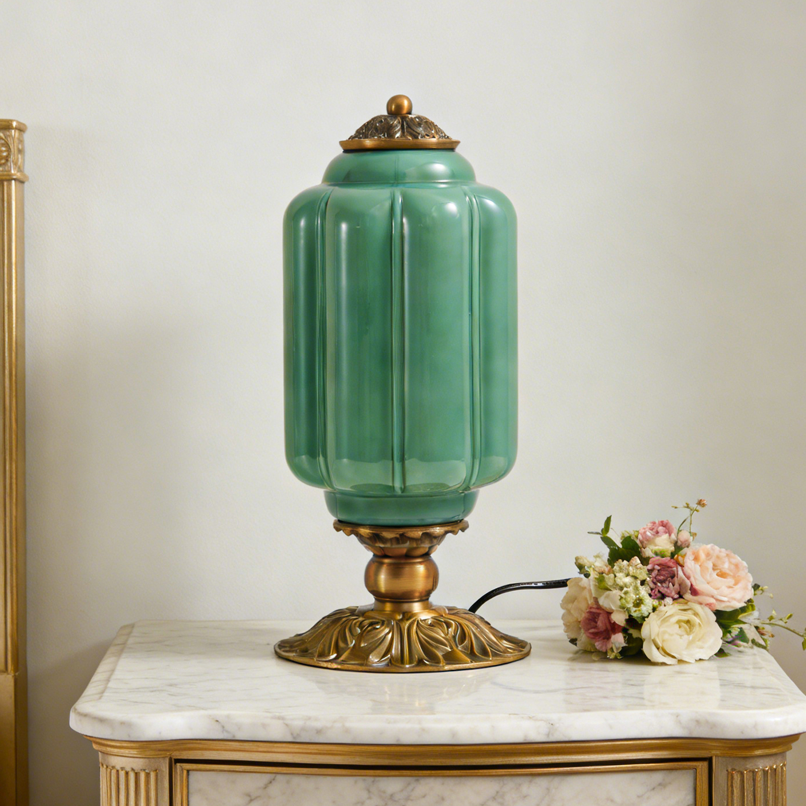 Nordic Vintage Milk Glass Tabl - Desk Setup Light 리뷰 및 가격