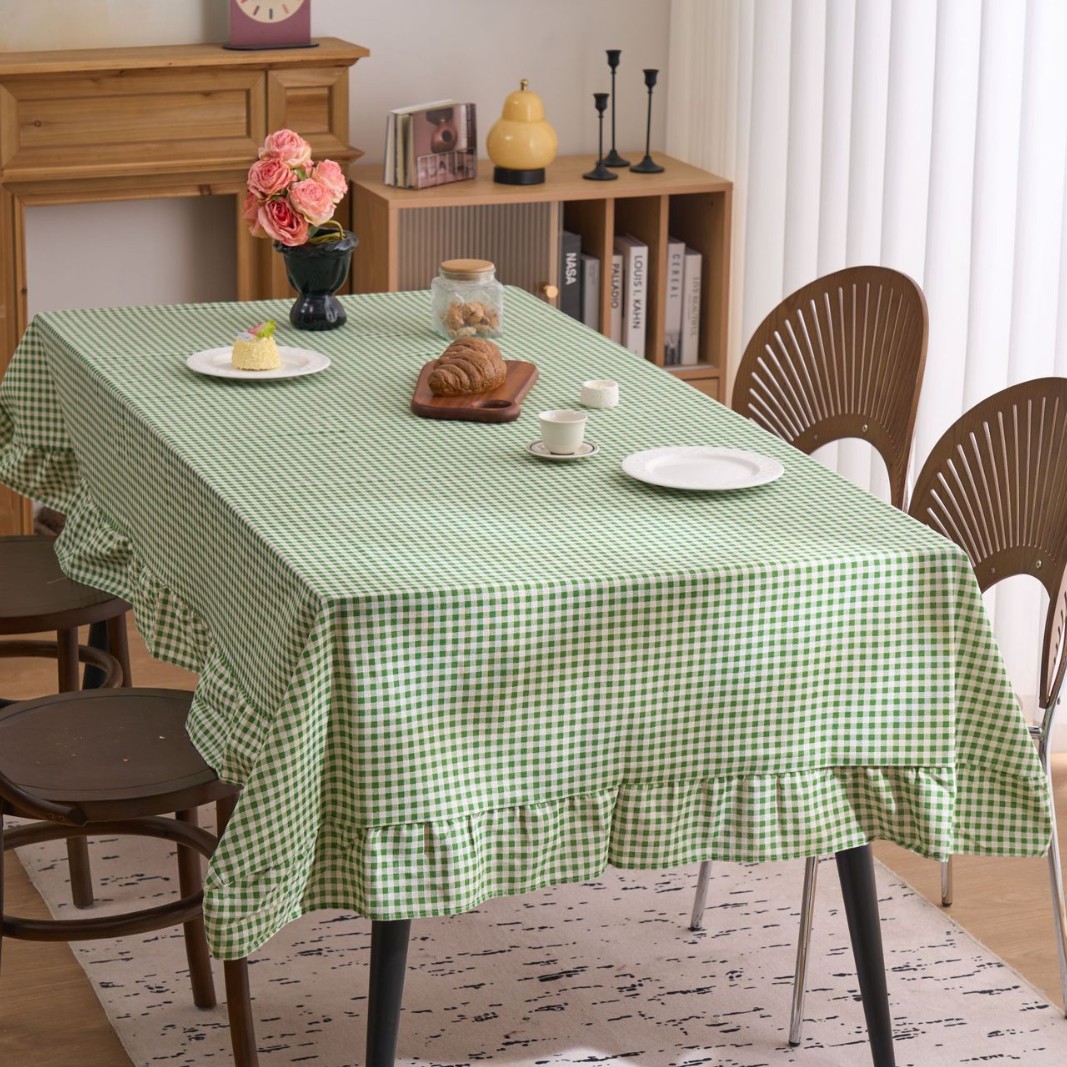 French Retro Plaid Rectangular - Desk Setup Wallpaper 리뷰 및 가격