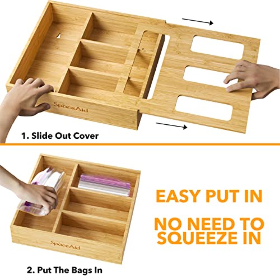 2026Bag Storage Organizer for  - Drawer Organizer Bamboo 리뷰 및 가격