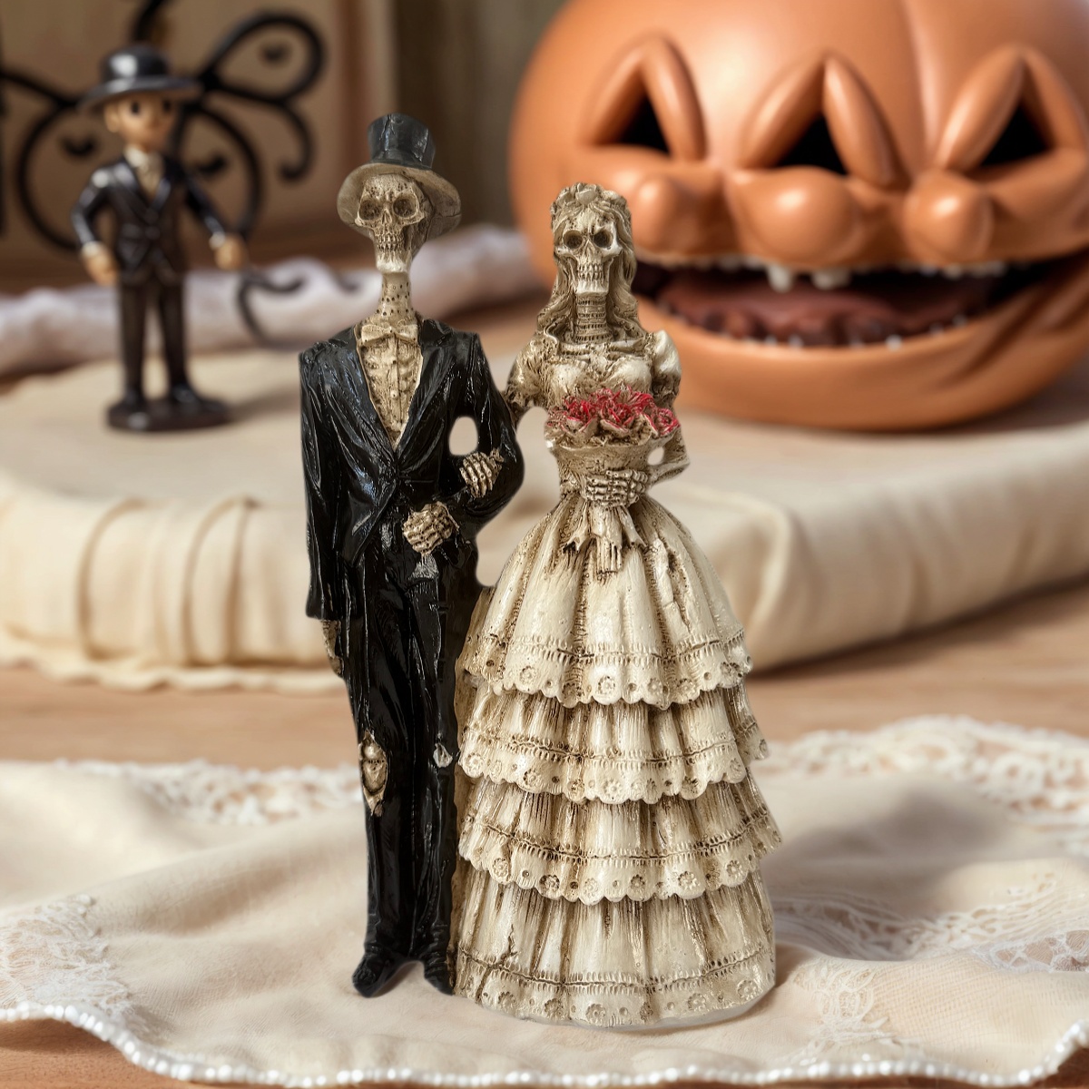 1 Piece Halloween Couple Skele - Desk Setup Design 리뷰 및 가격
