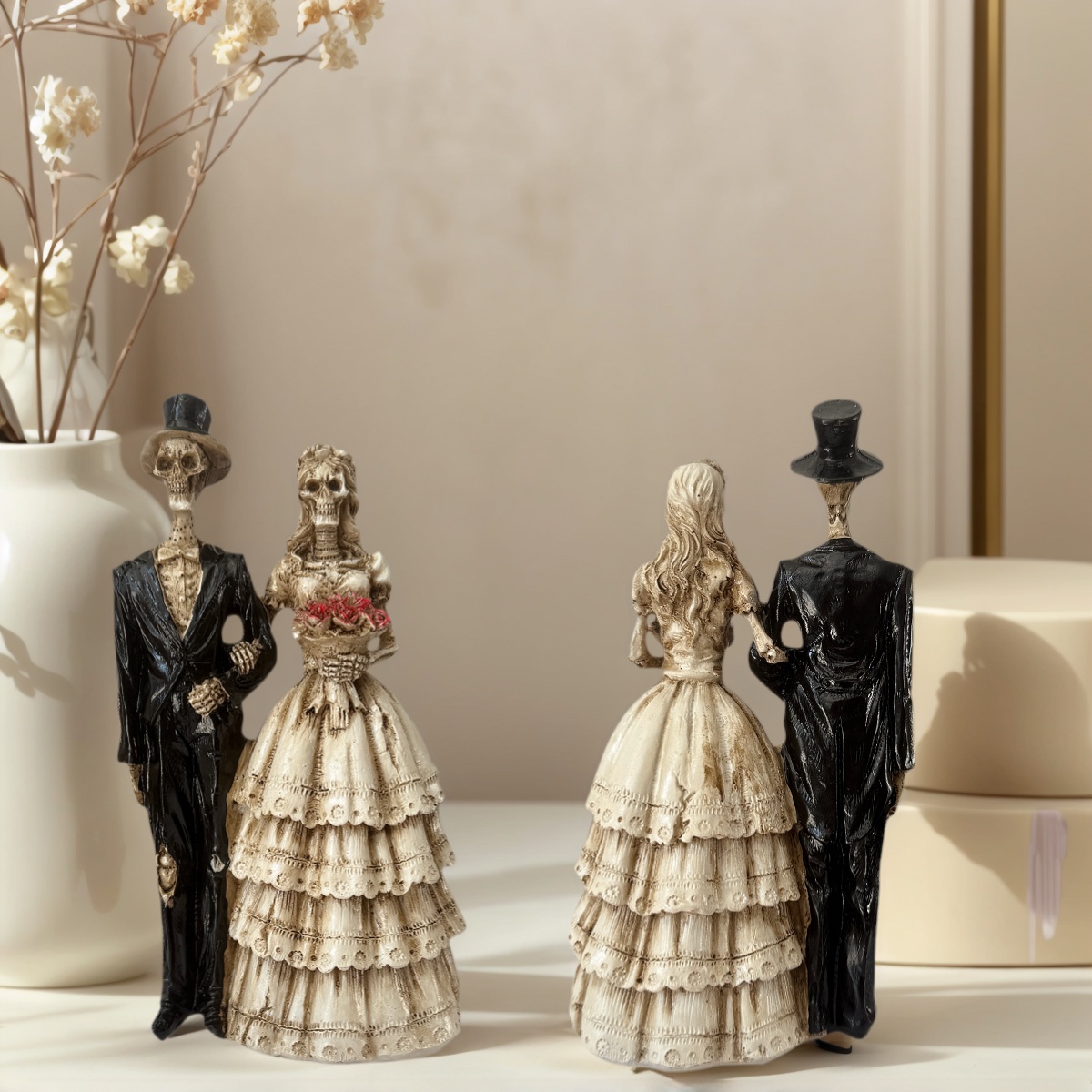 1 Piece Halloween Couple Skele - Desk Setup Design 리뷰 및 가격