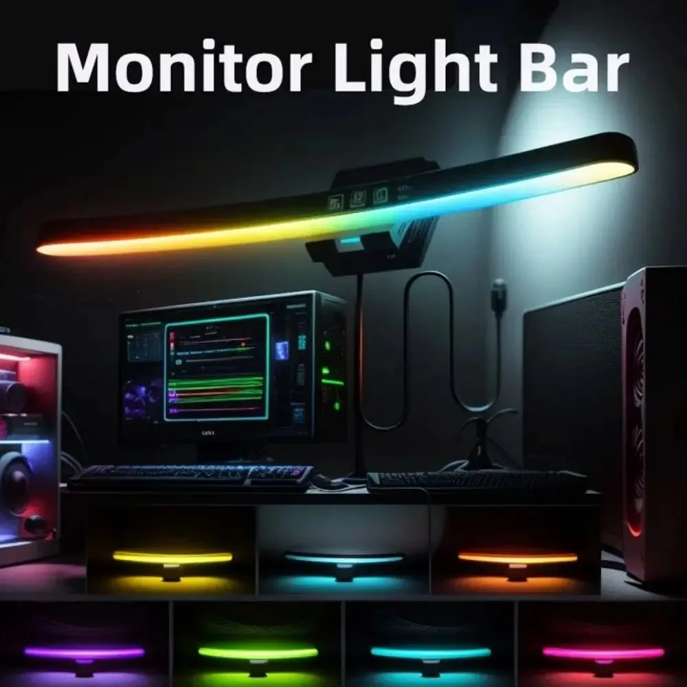Curved Monitor Light Bar 3 Col - Desk Setup Light 리뷰 및 가격