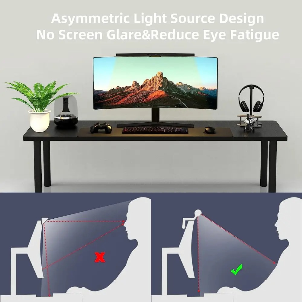 Curved Monitor Light Bar 3 Col - Desk Setup Light 리뷰 및 가격