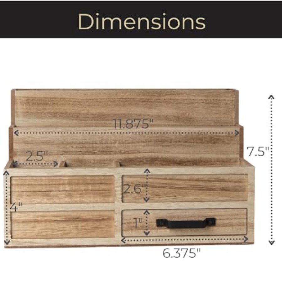 Mail Organizer with Drawer and - Drawer Organizer Bamboo 리뷰 및 가격
