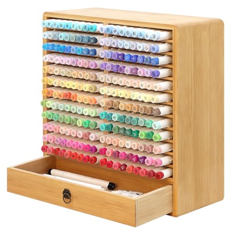 Marker Organizer for 216 Marke - Drawer Organizer Bamboo 리뷰 및 가격