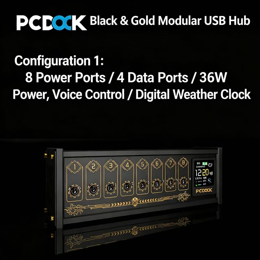 PCDOCK Block USB Desktop Power - Desk Setup With Laptop 리뷰 및 가격