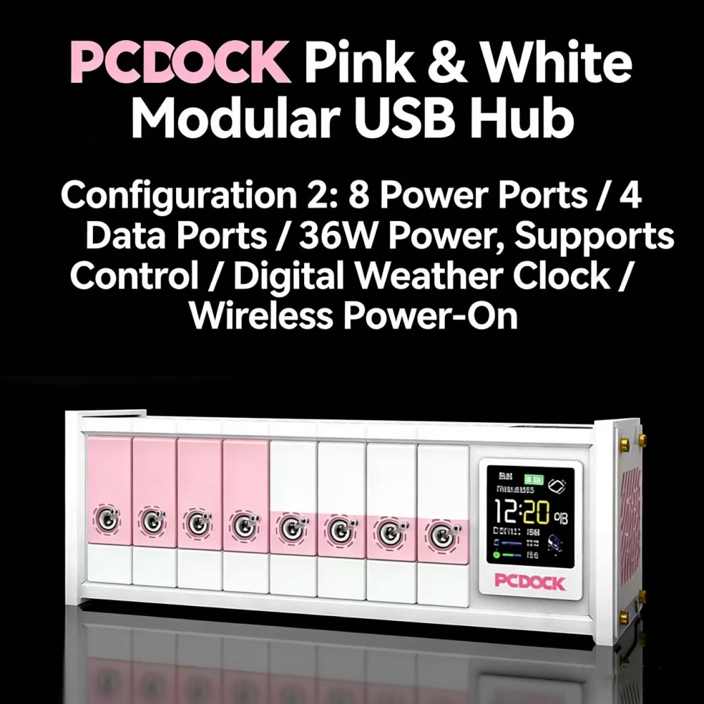 PCDOCK Block USB Desktop Power - Desk Setup With Laptop 리뷰 및 가격