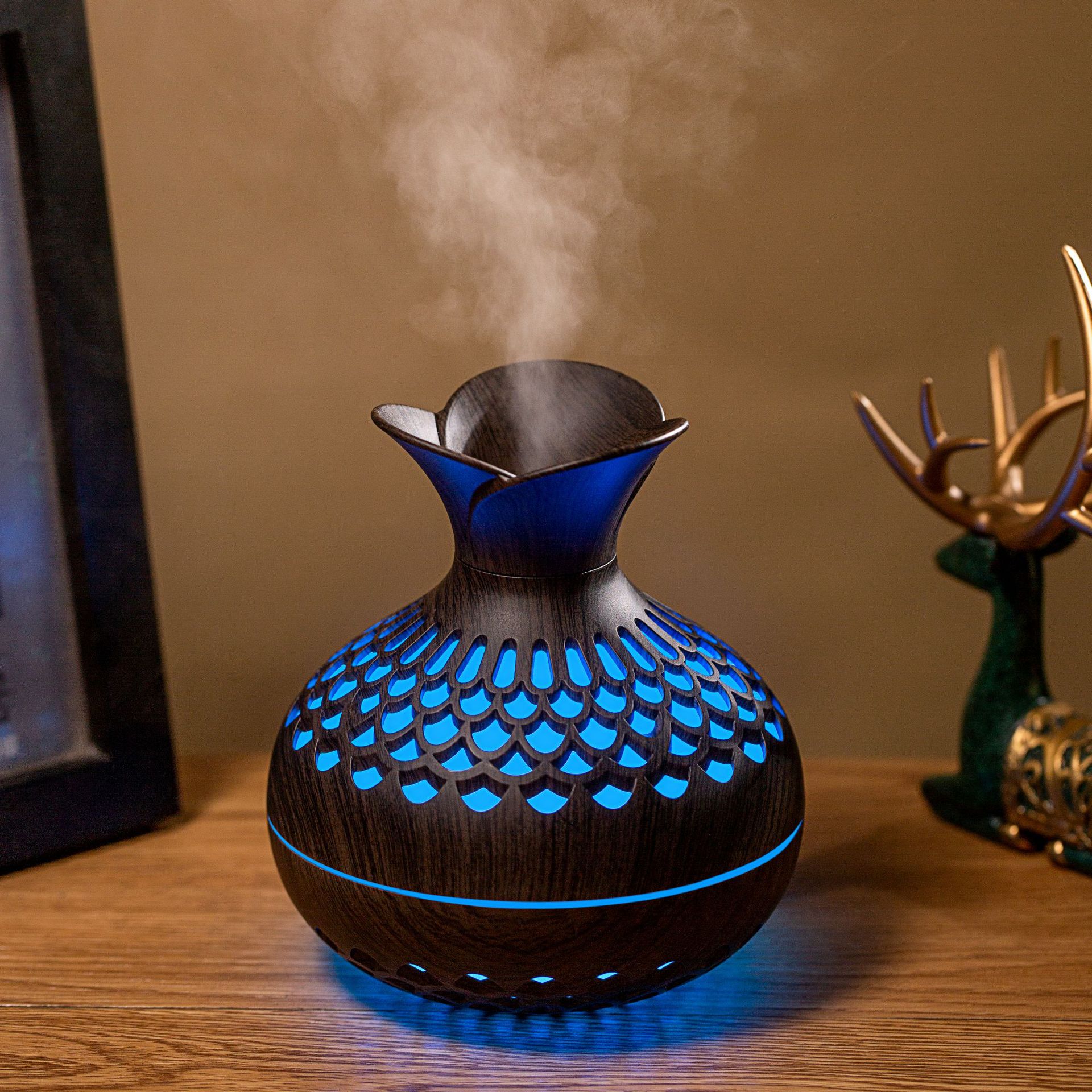HOMEFISH 300ml USB Air Humidif - Desk Setup Light 리뷰 및 가격