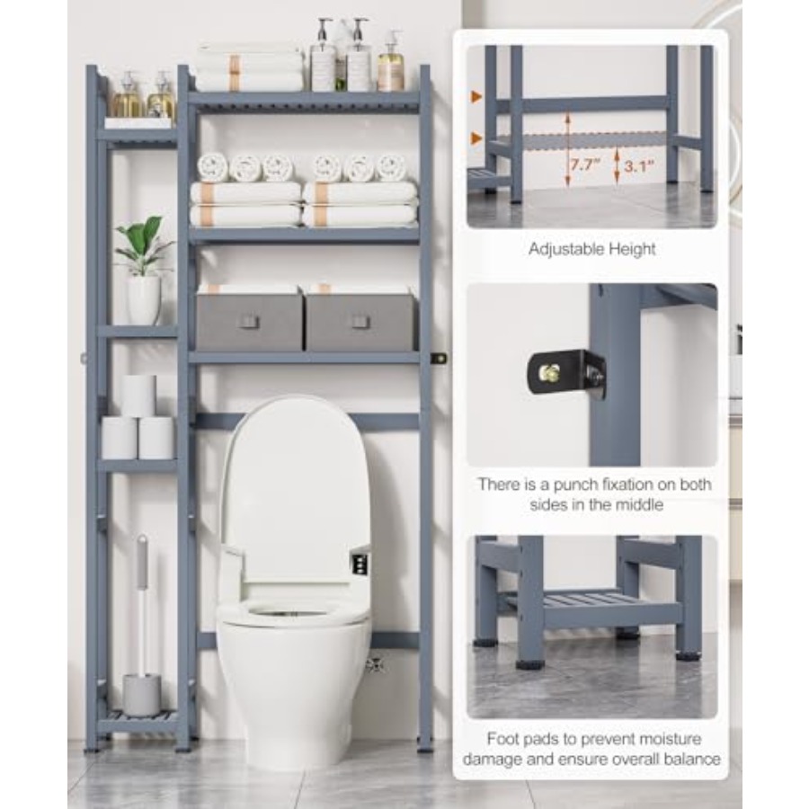 Over The Toilet Storage with B - Drawer Organizer Bamboo 리뷰 및 가격