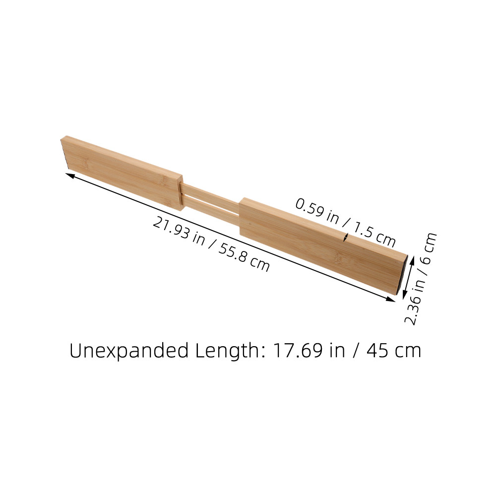 2Pcs Kitchen Drawer Divider Ba - Drawer Organizer Bamboo 리뷰 및 가격