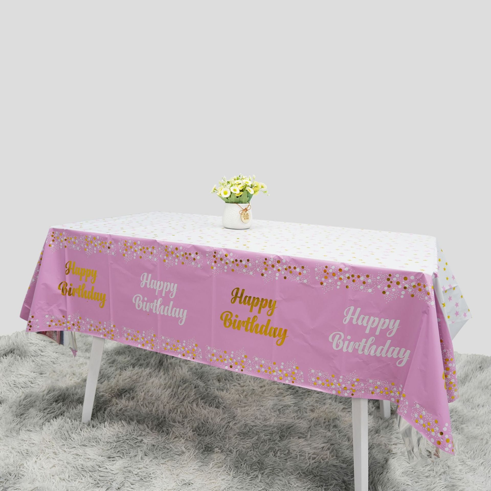 Happy Birthday Disposable Tabl - Desk Setup Wallpaper 리뷰 및 가격