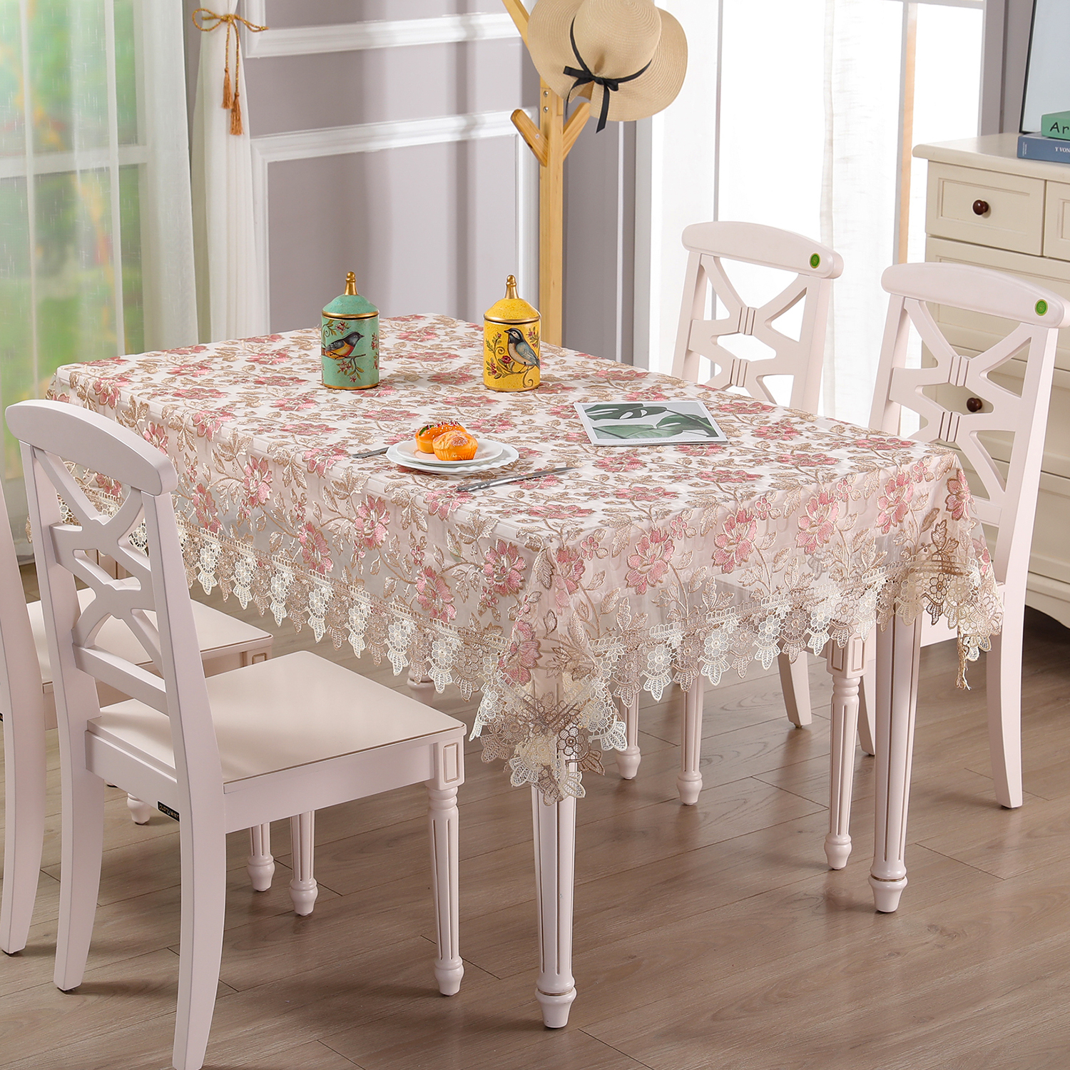 Battilo Lace Table Cover Round - Desk Setup Wallpaper 리뷰 및 가격