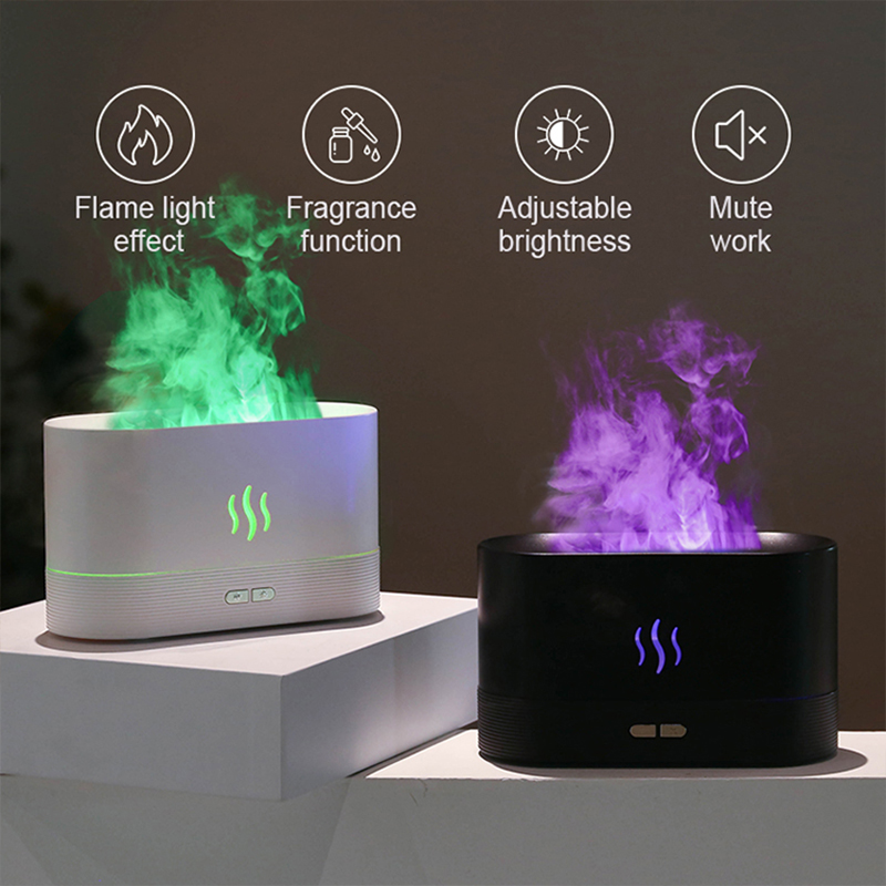 USB Desktop Flame Aroma Diffus - Desk Setup Light 리뷰 및 가격