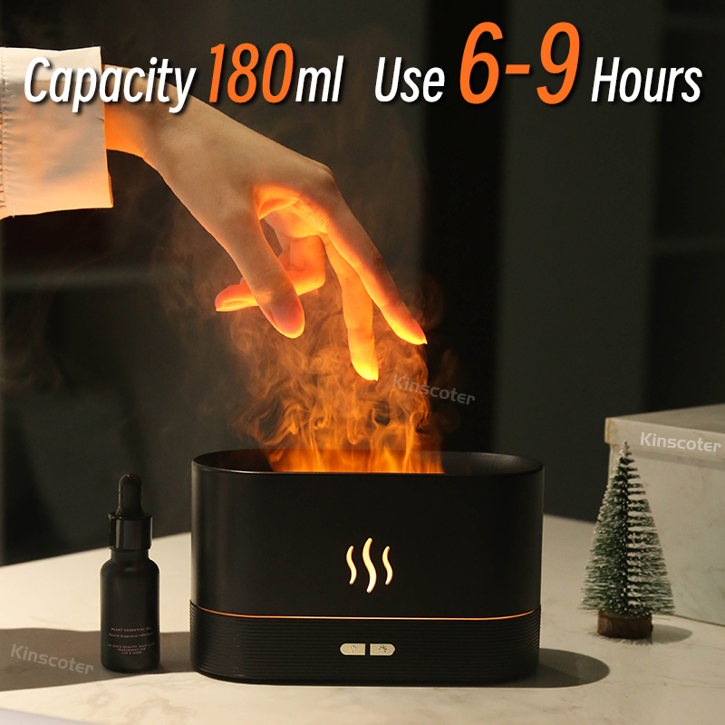 USB Desktop Flame Aroma Diffus - Desk Setup Light 리뷰 및 가격