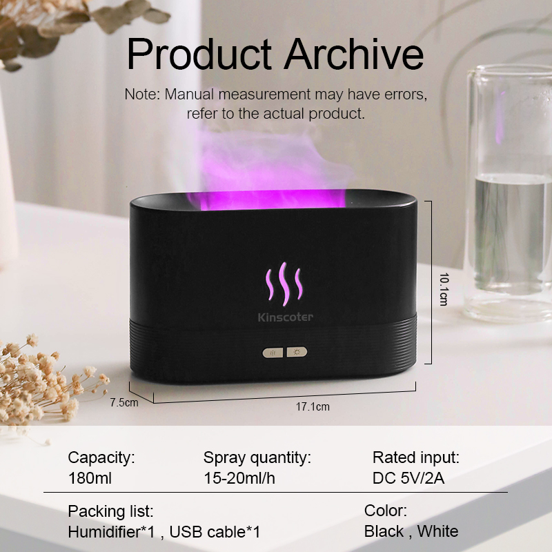USB Desktop Flame Aroma Diffus - Desk Setup Light 리뷰 및 가격