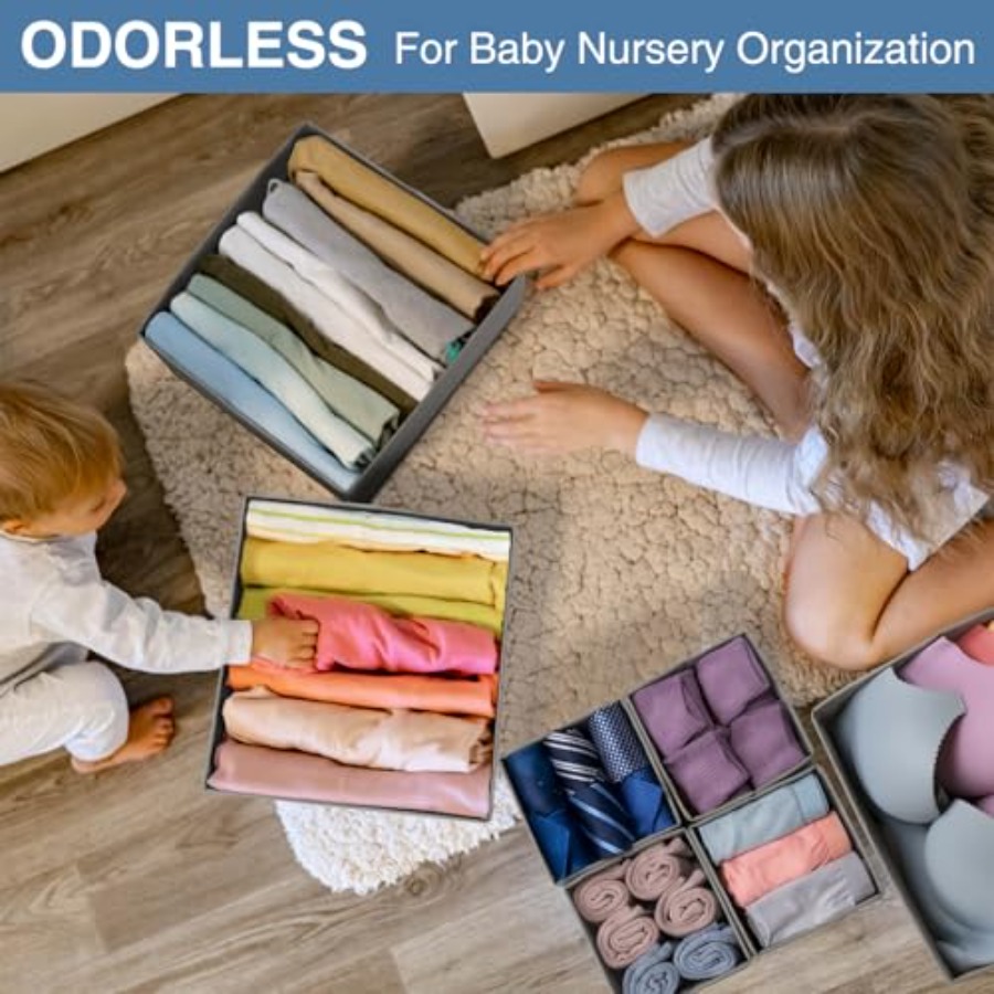 Drawer Organizer Clothes, Fabr - Drawer Organizer Bamboo 리뷰 및 가격